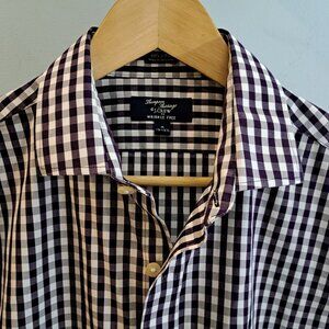 J. Crew Thompson Shirting Men's M Wrinkle Free Long Sleeve Shirt Style #02487